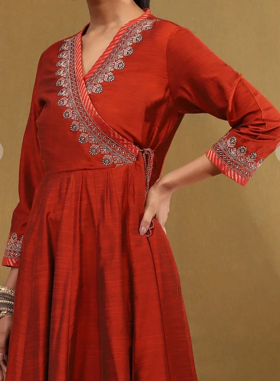 🥕 BRAND NEW BIBA brand anarkali Dress/salwar, party & Dupatta image indicator(4)