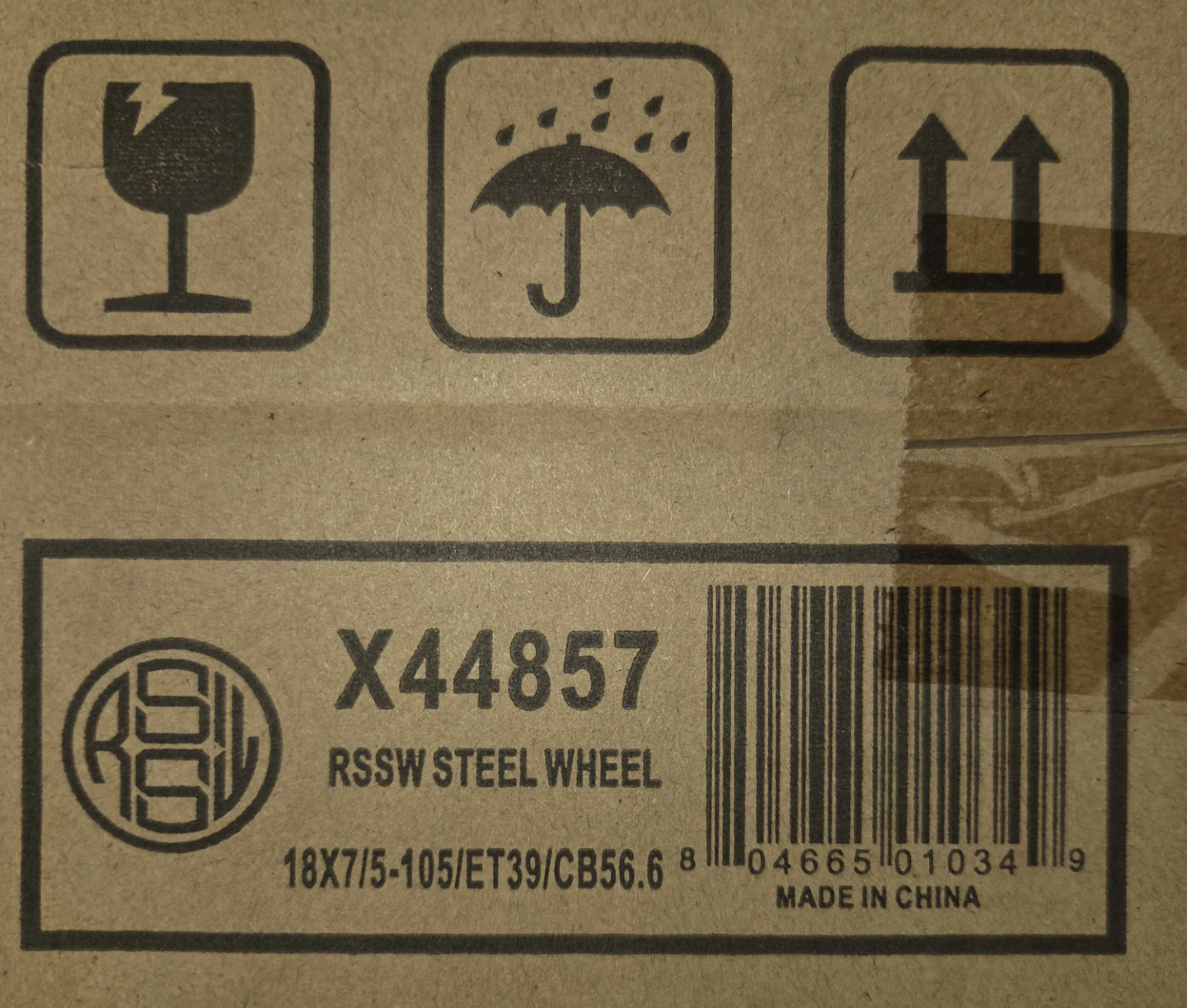 Set of 4 black steel wheels 18 inch. - photo 2