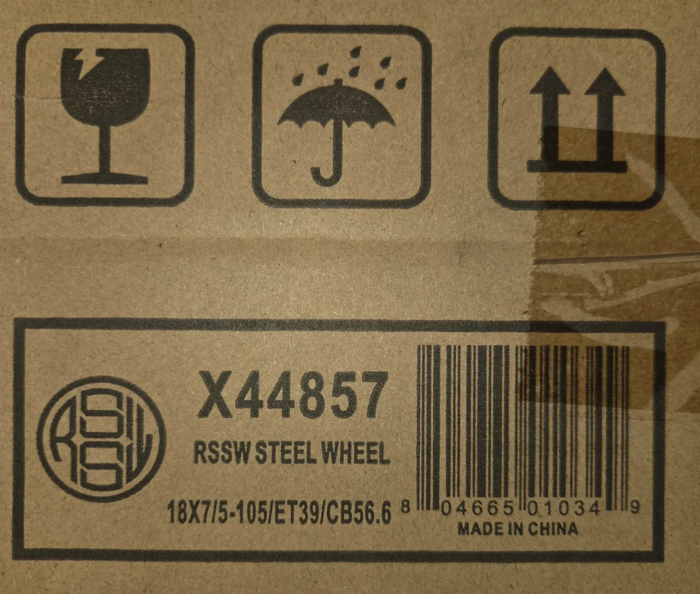 Set of 4 black steel wheels 18 inch. image indicator(2)