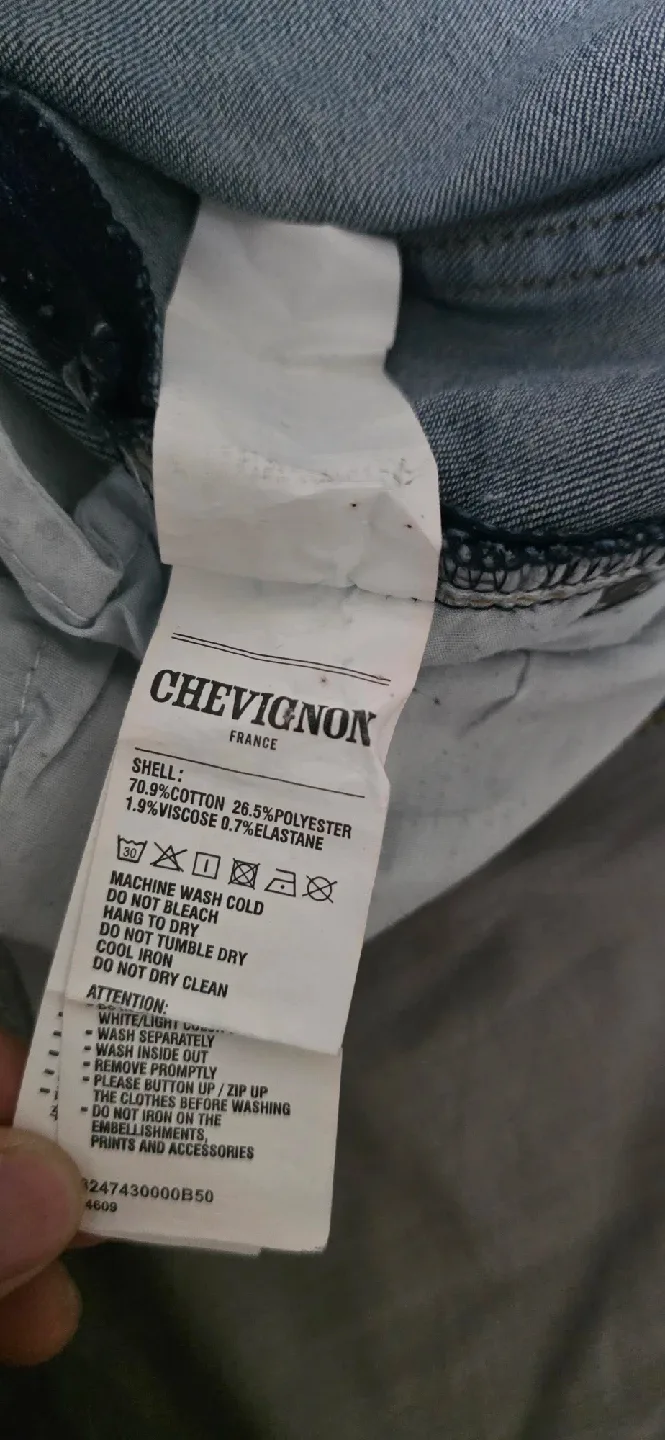 Chevignon Men's stretchy jeans(Waist 34-36) image indicator(6)