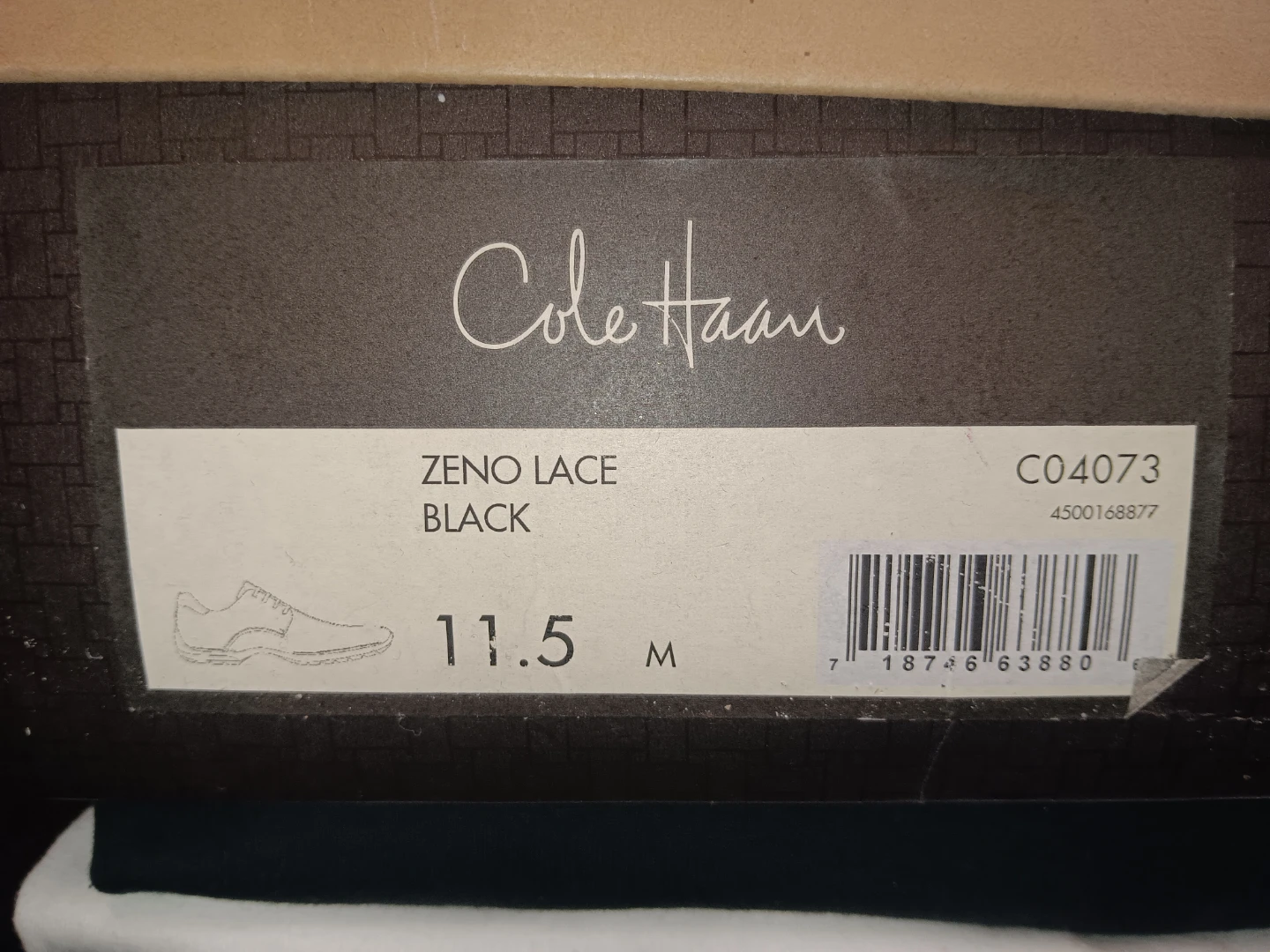 Cole Haan Zeno Lace Black, Size 11.5M - photo 4