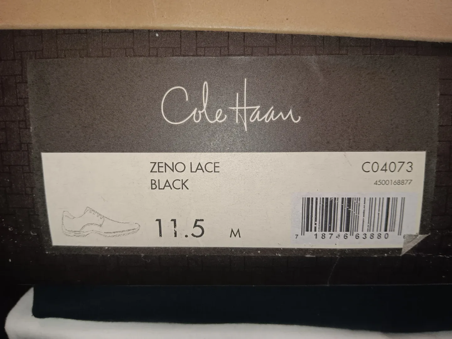 Cole Haan Zeno Lace Black, Size 11.5M image indicator(4)