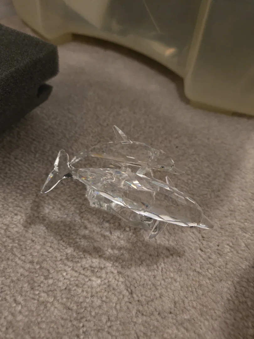 Swarovski SCS Annual Edition 1990 "Lead Me" The Dolphins image indicator(3)