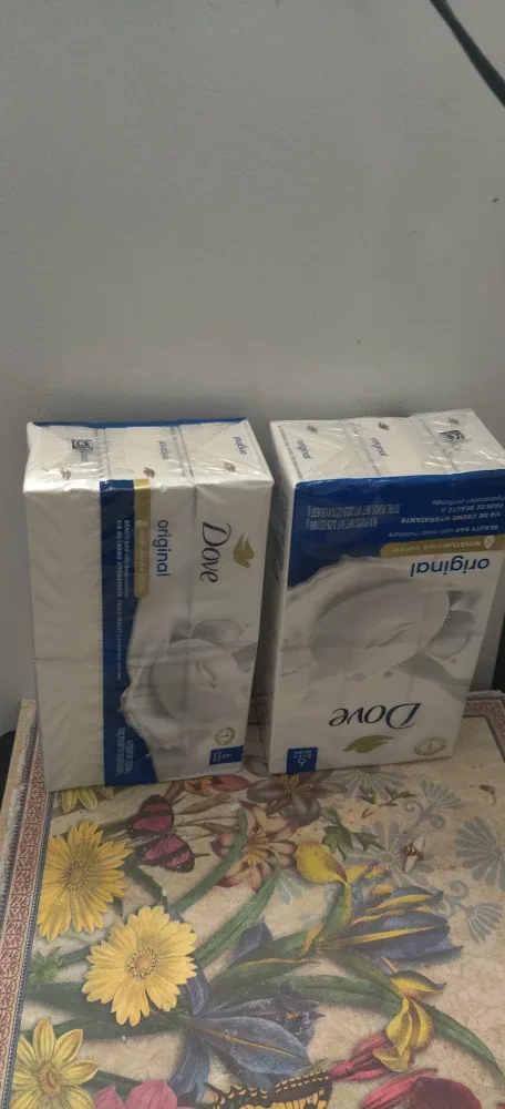 Dove Original Moisturizing Cream Beauty Bar (6 Bars)x 2