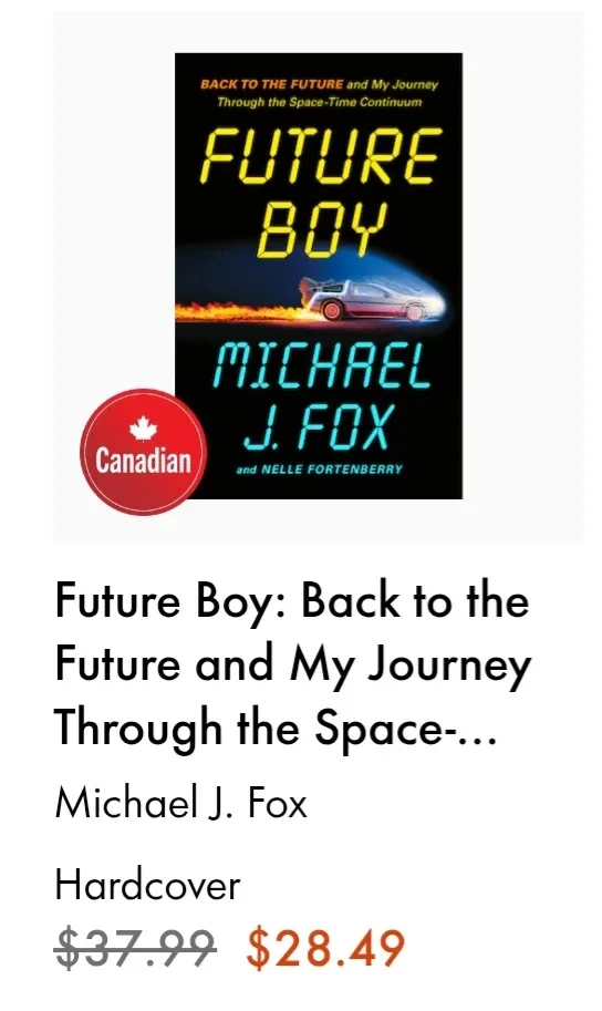 Future Boy Michael J. Fox Hardcover MINT Back to the Future image indicator(7)