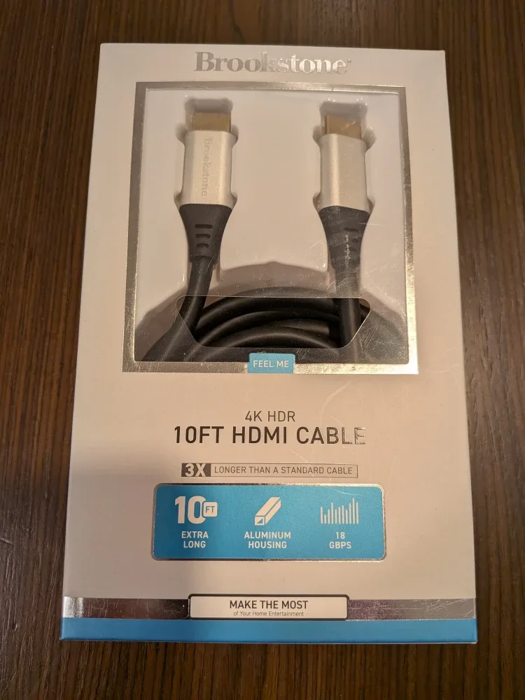 Brookstone 10FT HDMI Cable - New in Box