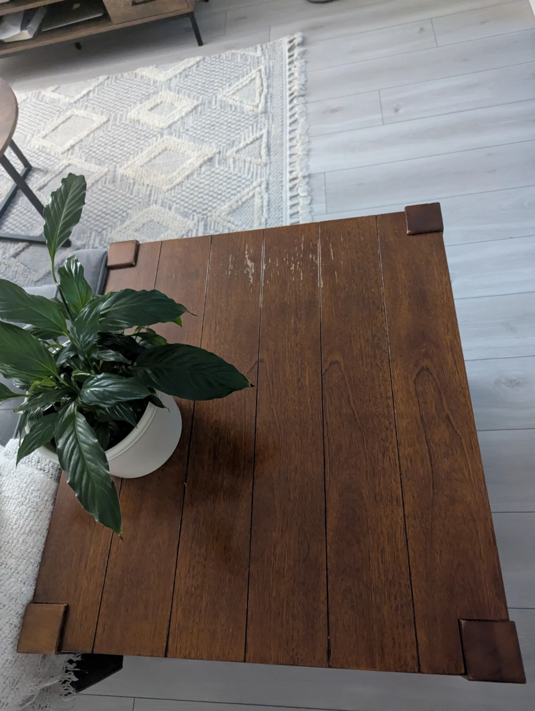 Wood End Table with Drawer (soft close mechanism) - photo 3