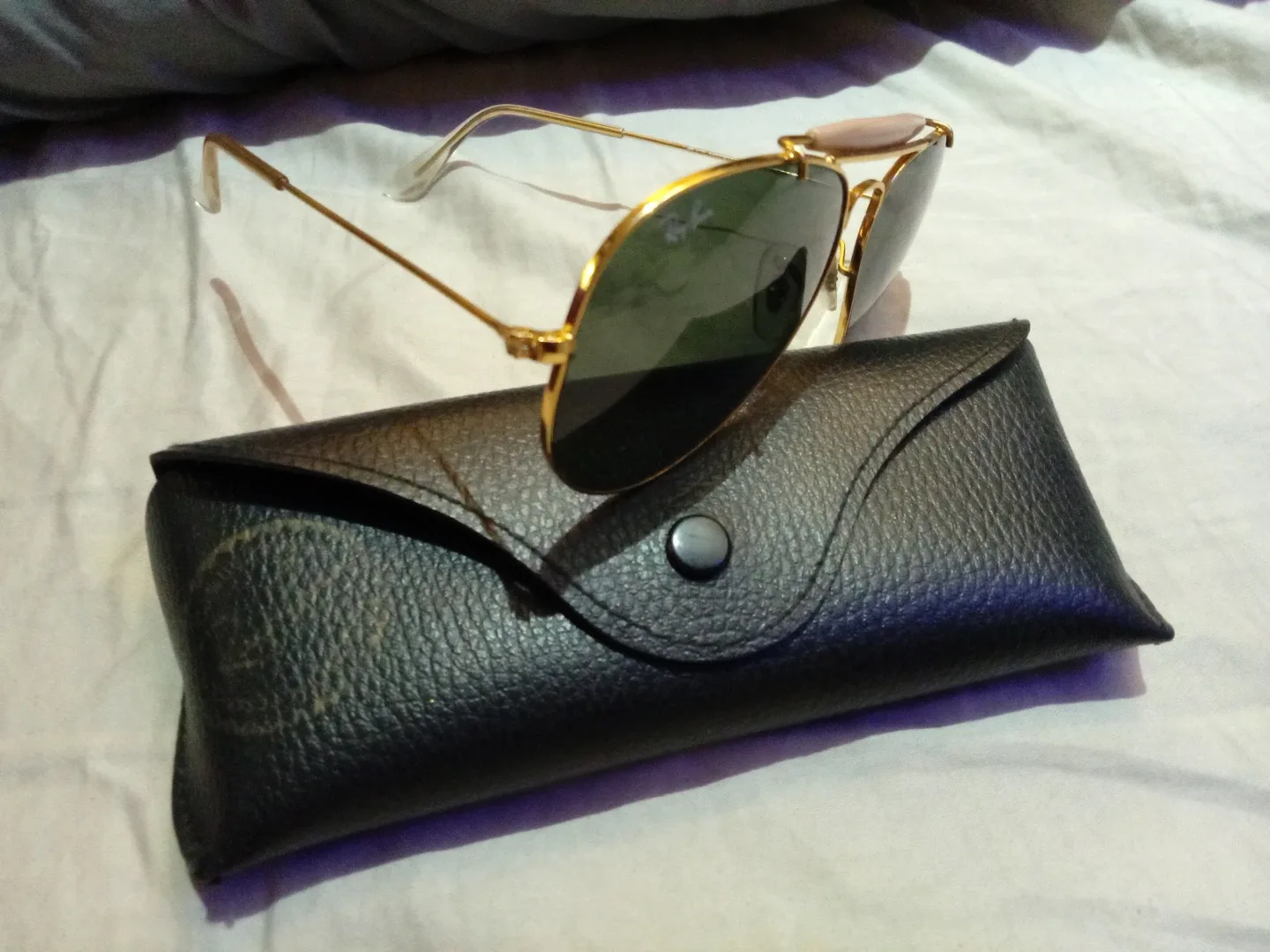 Ray-Ban Shooter Aviator Outdoorsman Sunglasses with Case image indicator(2)