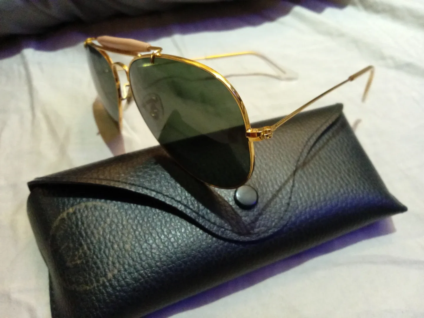 Ray-Ban Shooter Aviator Outdoorsman Sunglasses with Case image indicator(3)