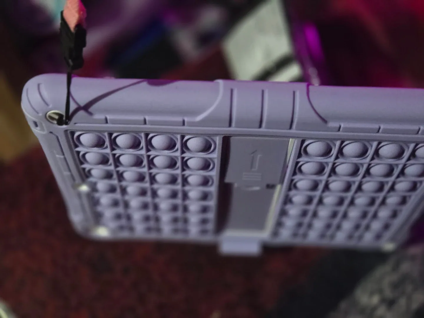 Purple Pop It Tablet Case