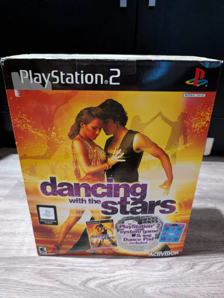 PS2 Dancing With the Stars Game & Mat Bundle New Sealed