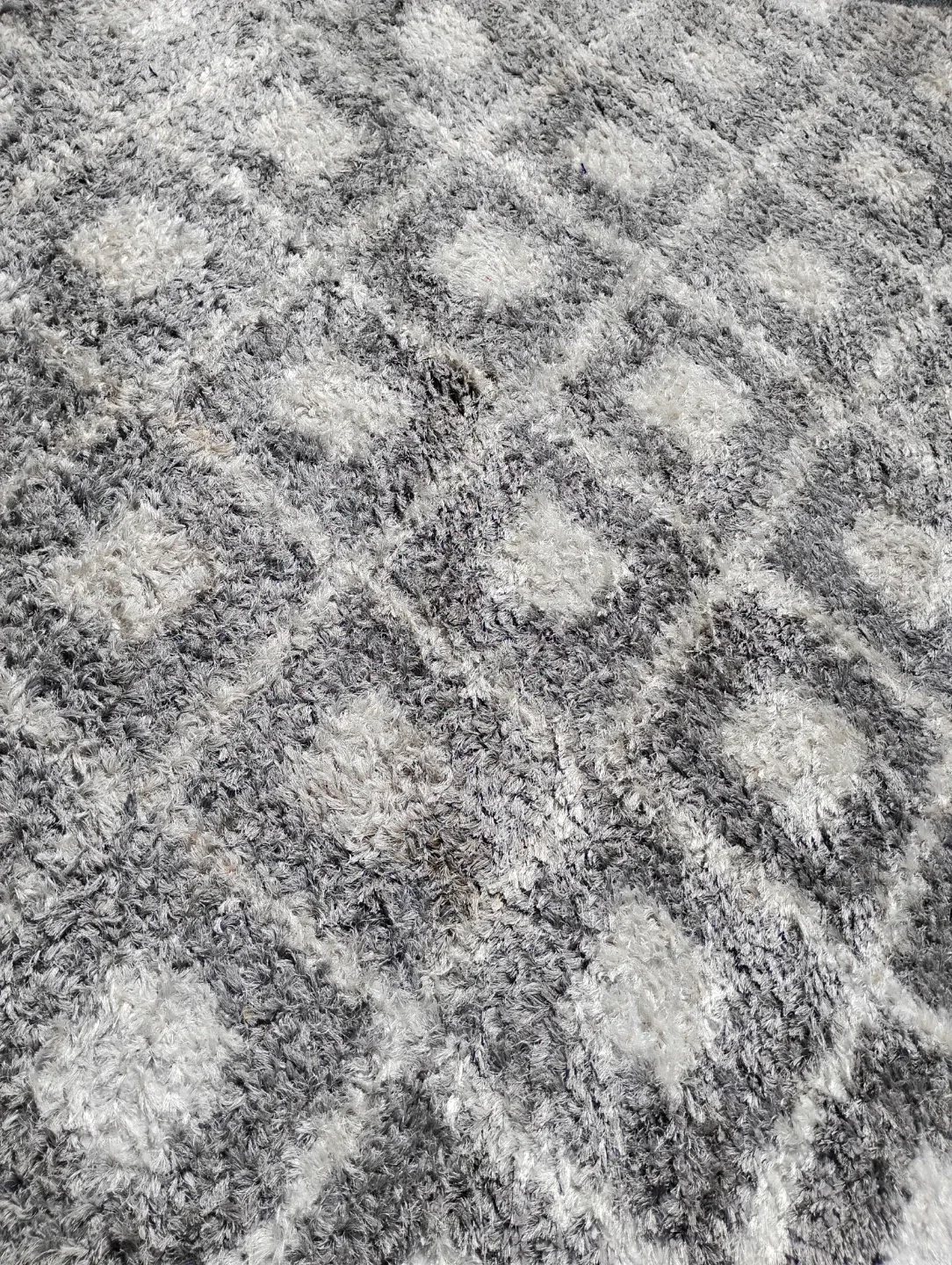 Gray & White Shag Rug (5' x 7') image indicator(6)