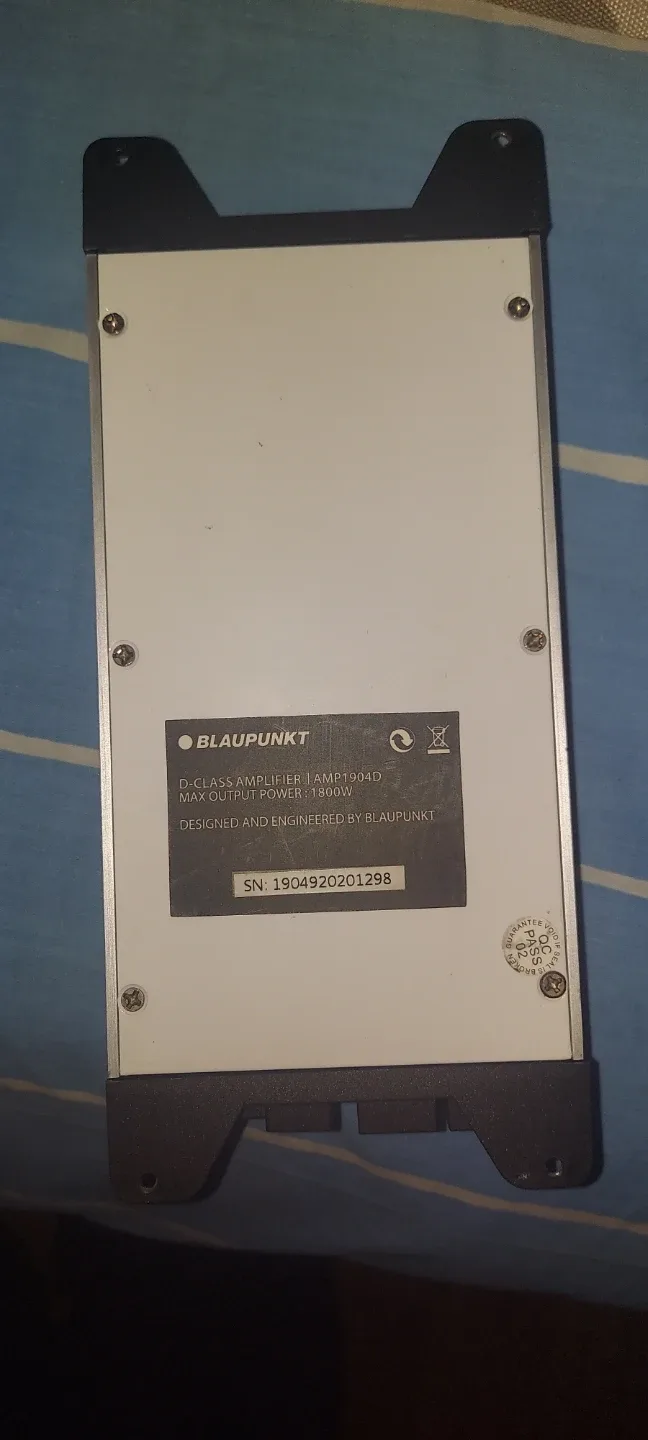 Blaupunkt AMP1904D 4 Channel Class D Amplifier image indicator(2)