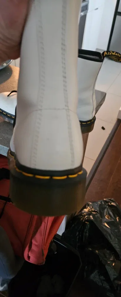 Dr. Martens 1460 White Leather Boots image indicator(6)