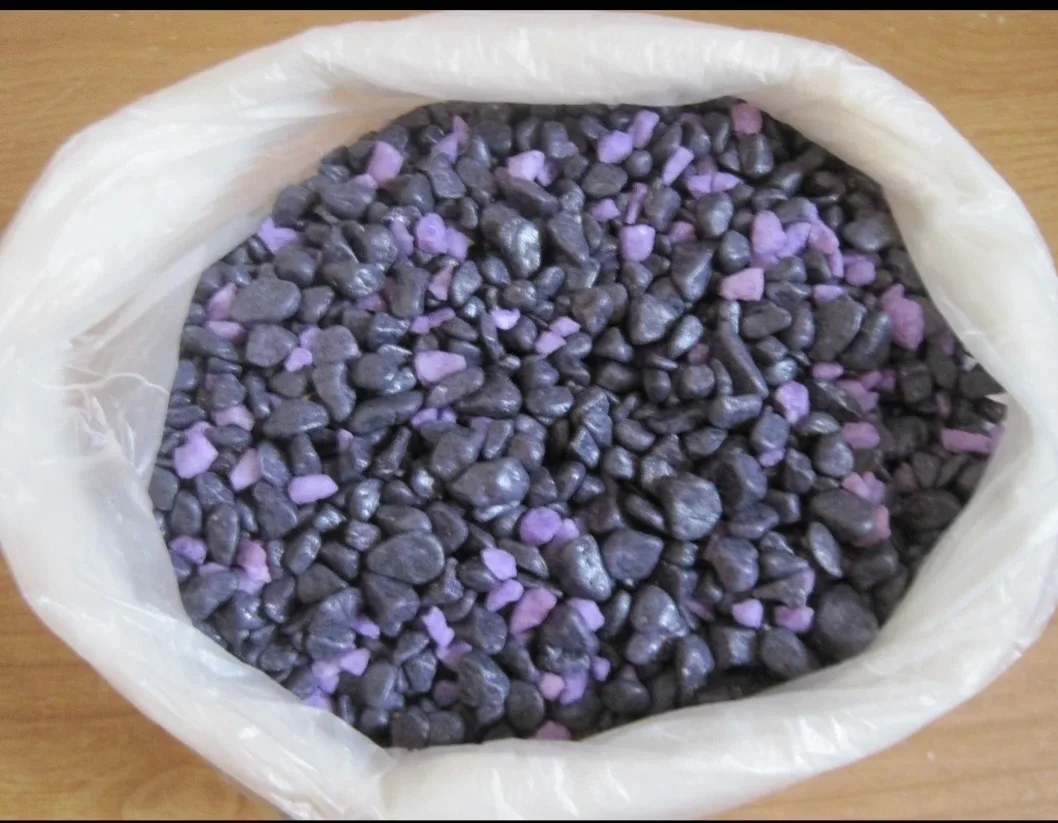 🥕Purple & Black Decorative Stones. NO holds. thumbnail