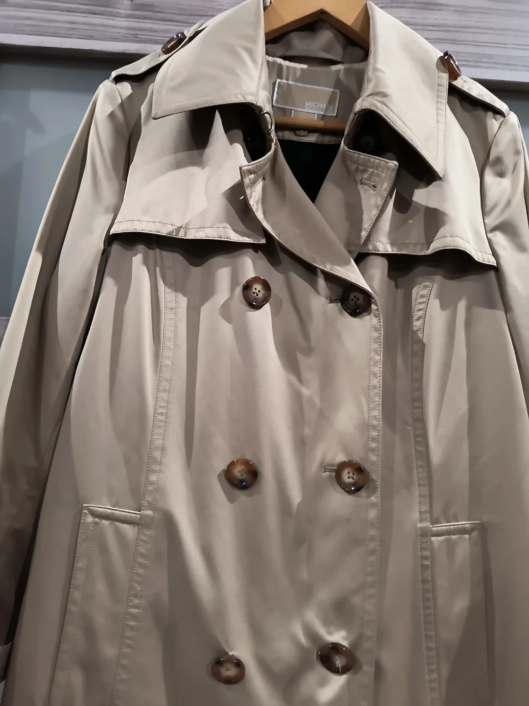 Michael Kors Beige Trench Coat image indicator(2)