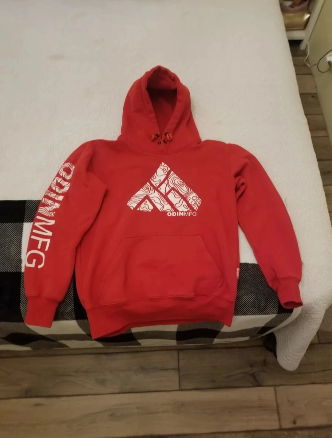 Odin MFG Red Hoodie - Size Small