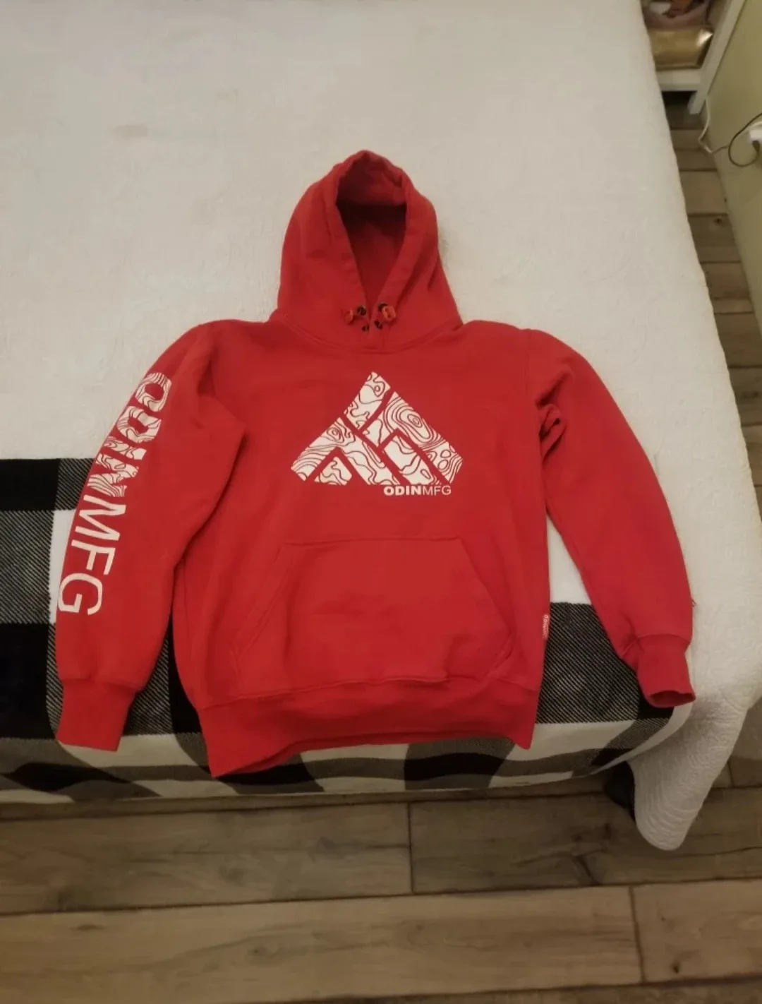 Odin MFG Red Hoodie - Size Small