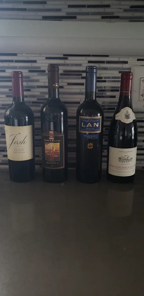 Selling these bottles: Josh, Banfi, LAN, Chateauneuf-du-Pape