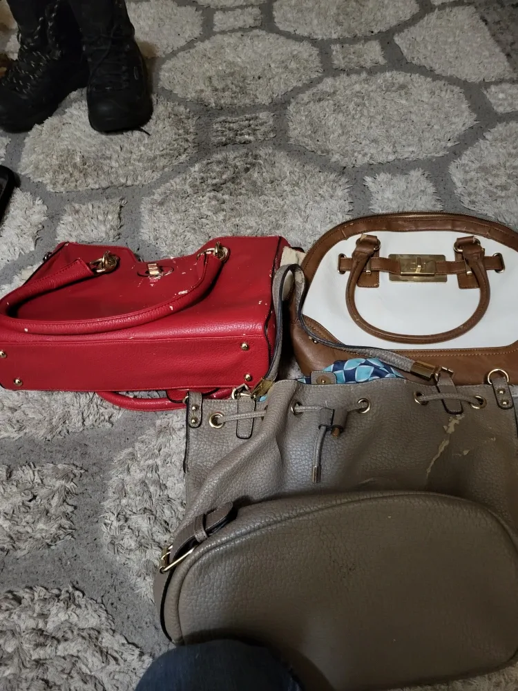 Mixed Lot of 3 Used Purses