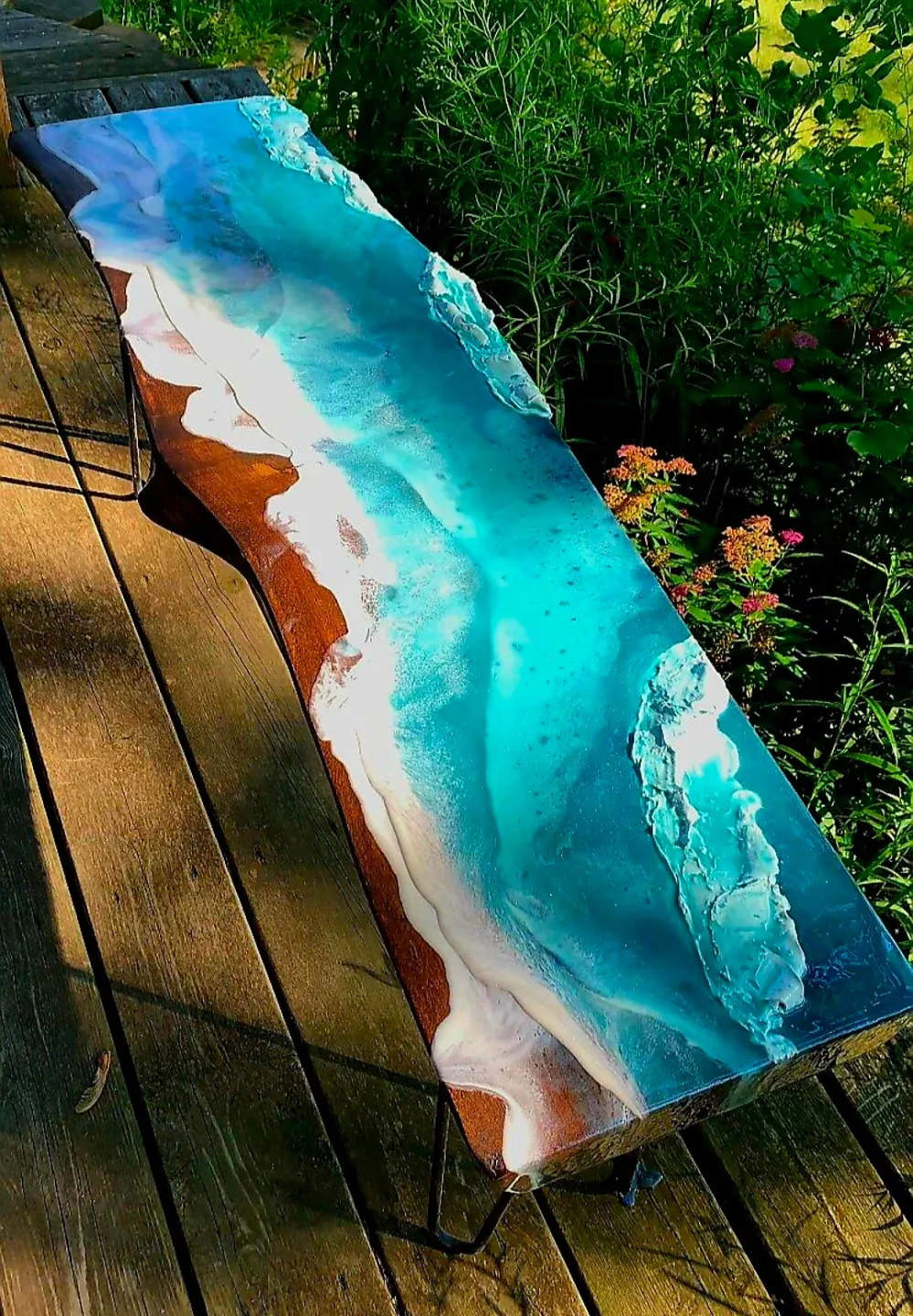 Resin River Table - Ocean Theme image indicator(2)