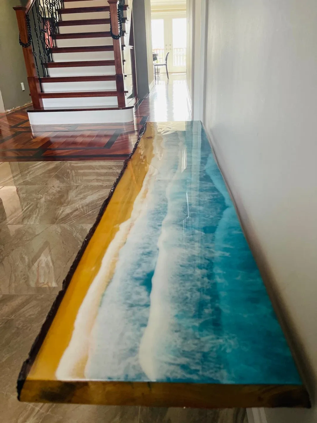 Resin River Table - Ocean Theme image indicator(4)