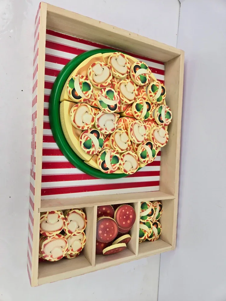 Melissa and Doug wooden toy set pizza and icecream image indicator(4)