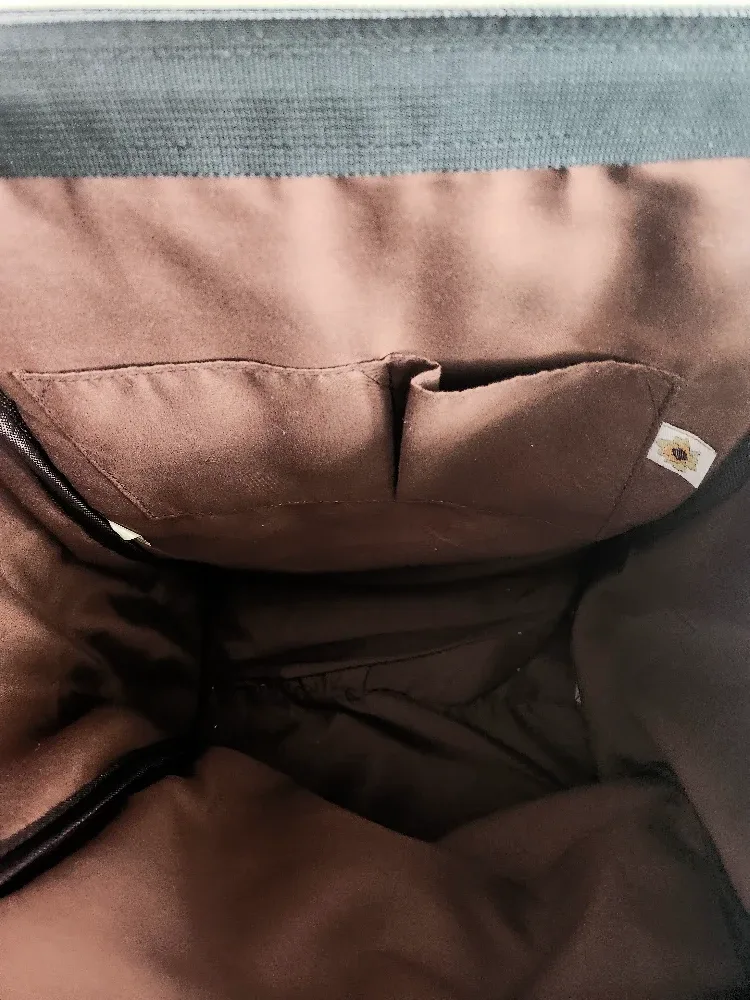 Large authentic Japanese brand Anello Backpack - Grey image indicator(5)