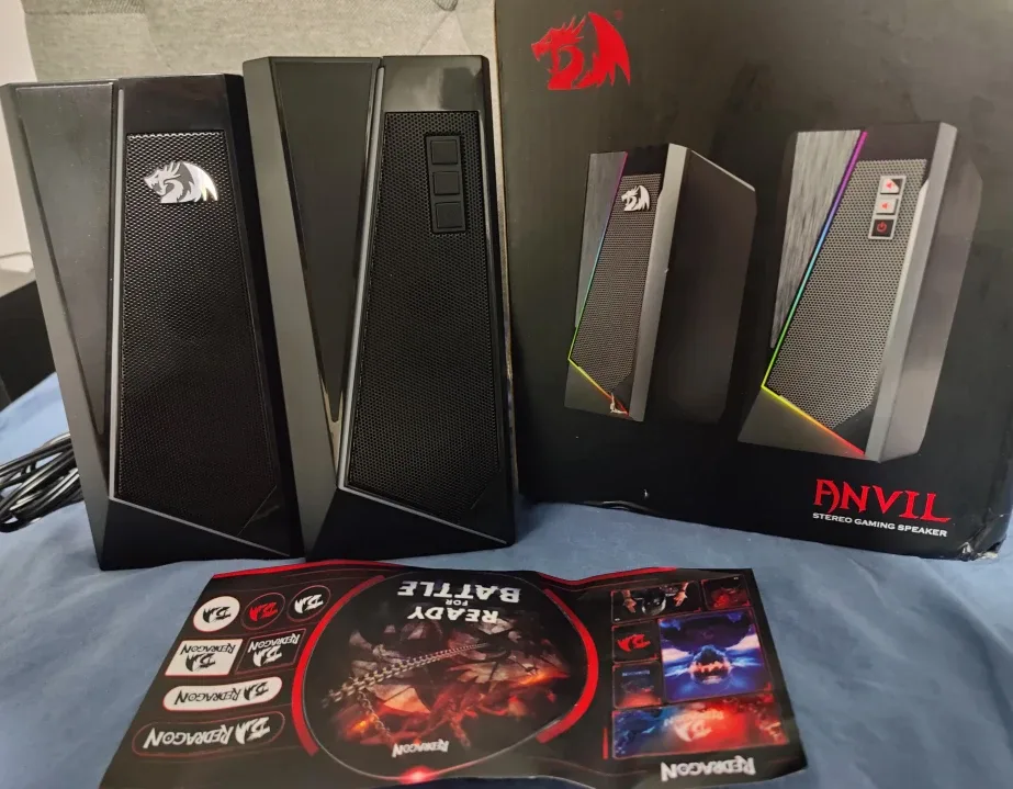 Redragon Anvil RGB Computer Stereo Speakers image indicator(2)
