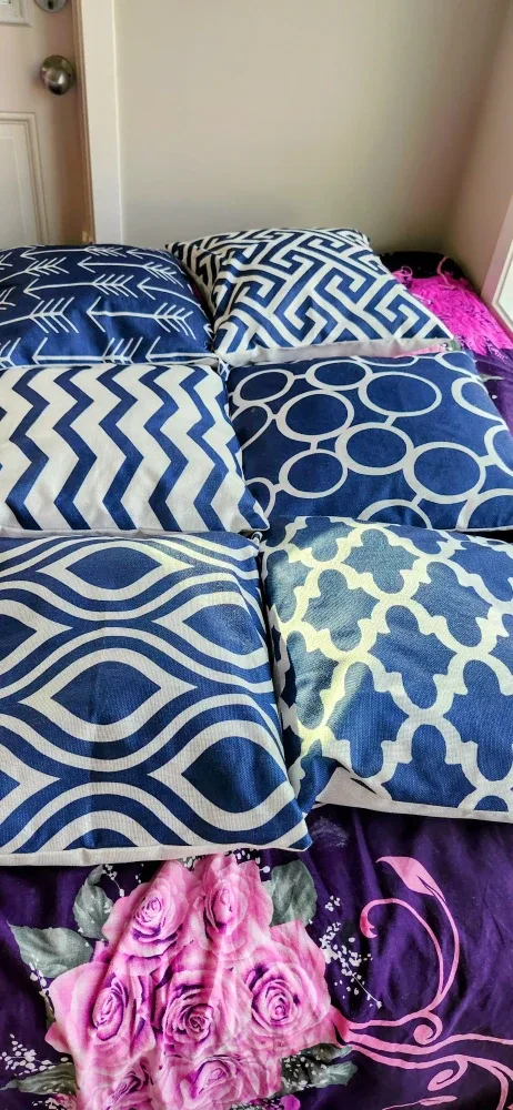 6 cushion covers  Only