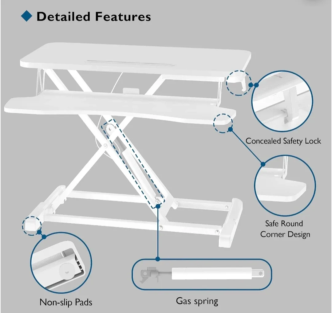 Adjustable Desk Riser –Ideal for Floor Desk Setup! image indicator(6)