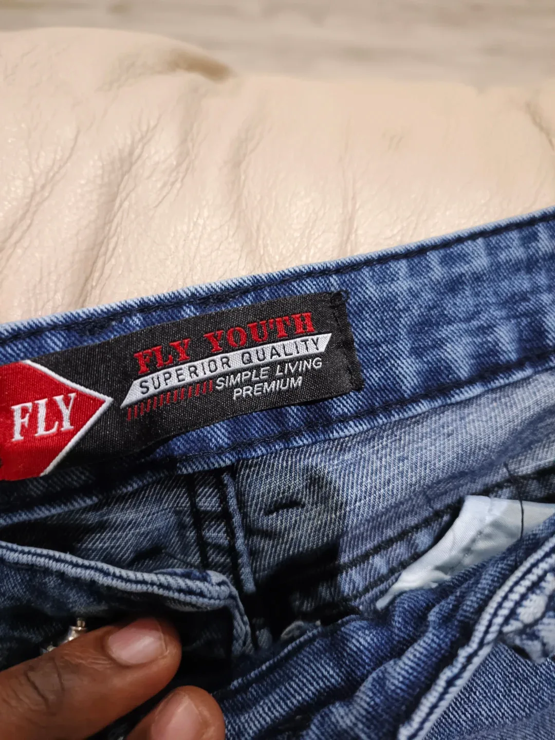 P&S Jeans - Distressed Light Blue Wash image indicator(8)