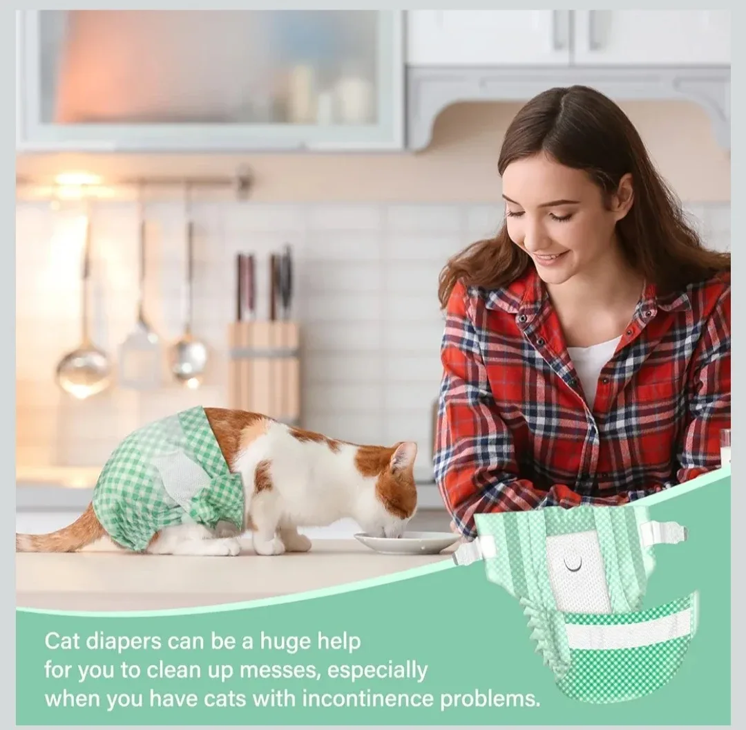 Pet Soft Disposable Cat & Dog Diapers for Females in Heat .. image indicator(6)