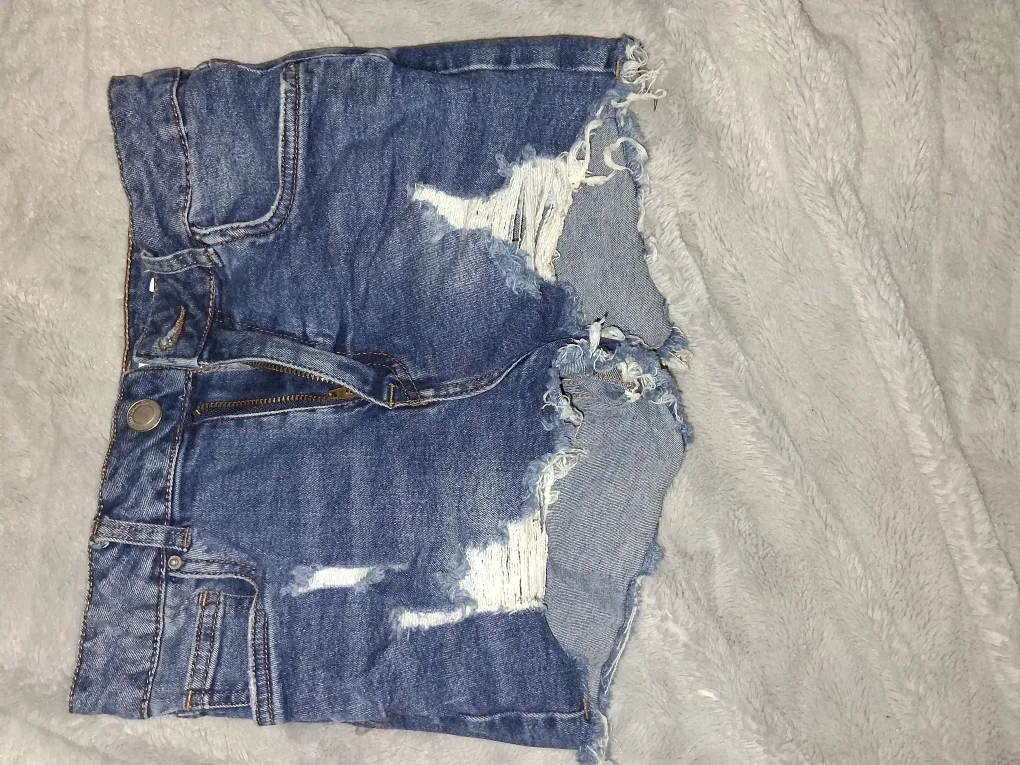 Distressed Denim Shorts image indicator(2)