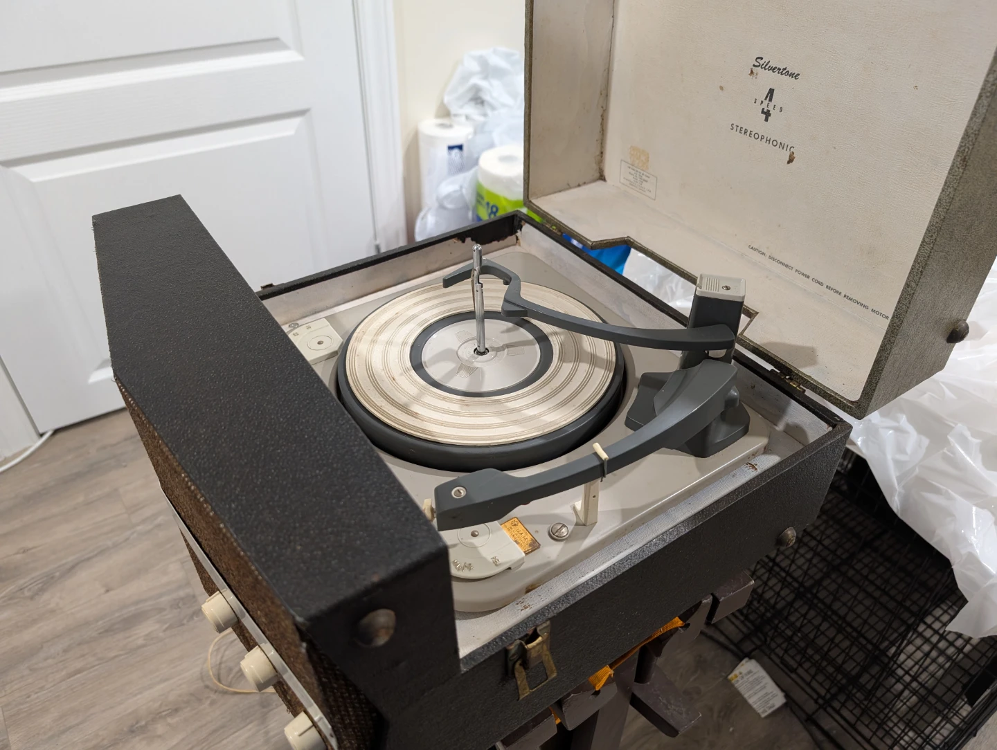 Vintage Silvertone Stereophonic Record Player - photo 5