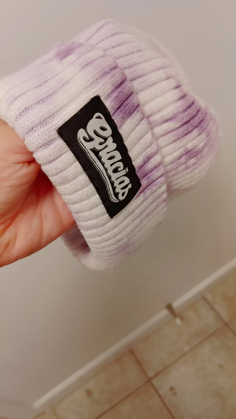 Purple & White Beanie image indicator(4)