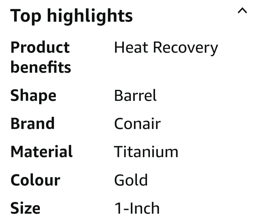 CONAIR Rose Gold Curling Iron image indicator(6)