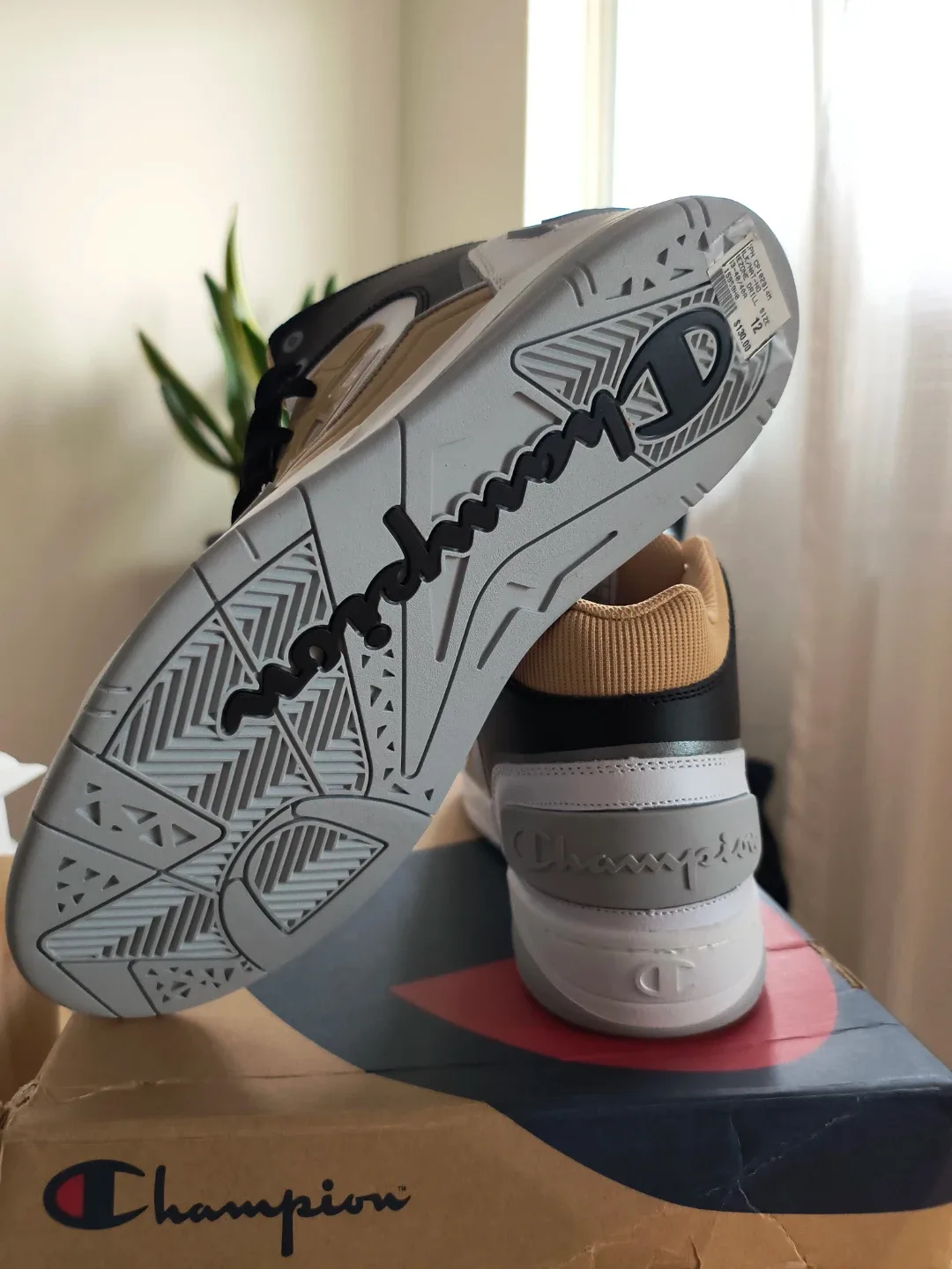 NEW Champion Rezone Drill Hi Sneakers - Size 12 Men image indicator(4)