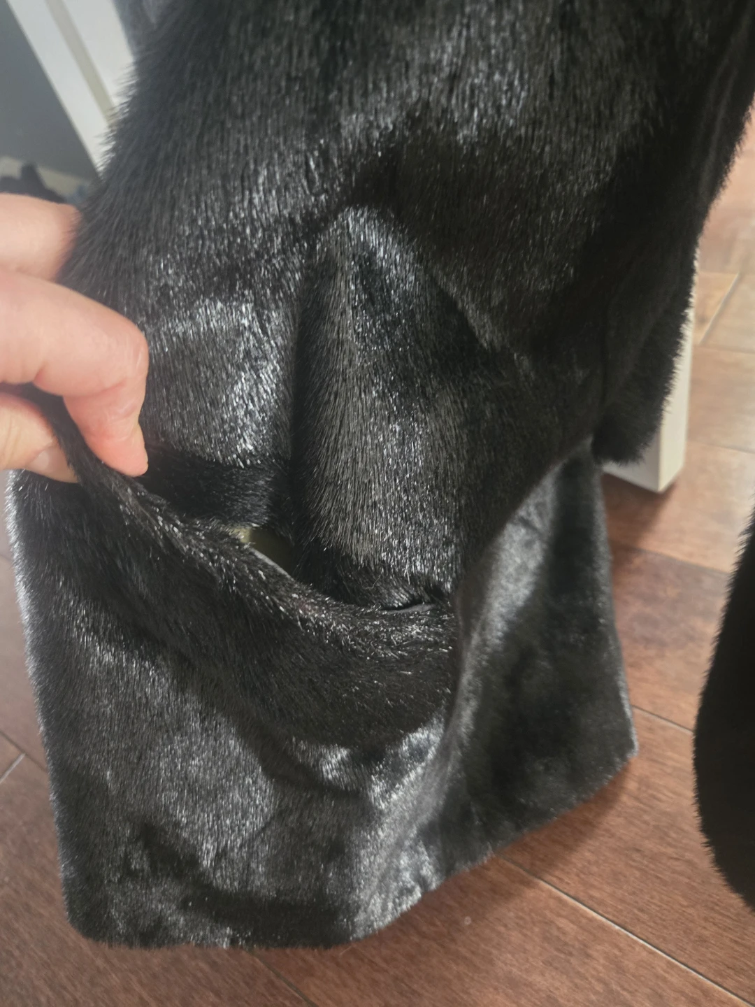 Rwal fur  coat size M/L - photo 4