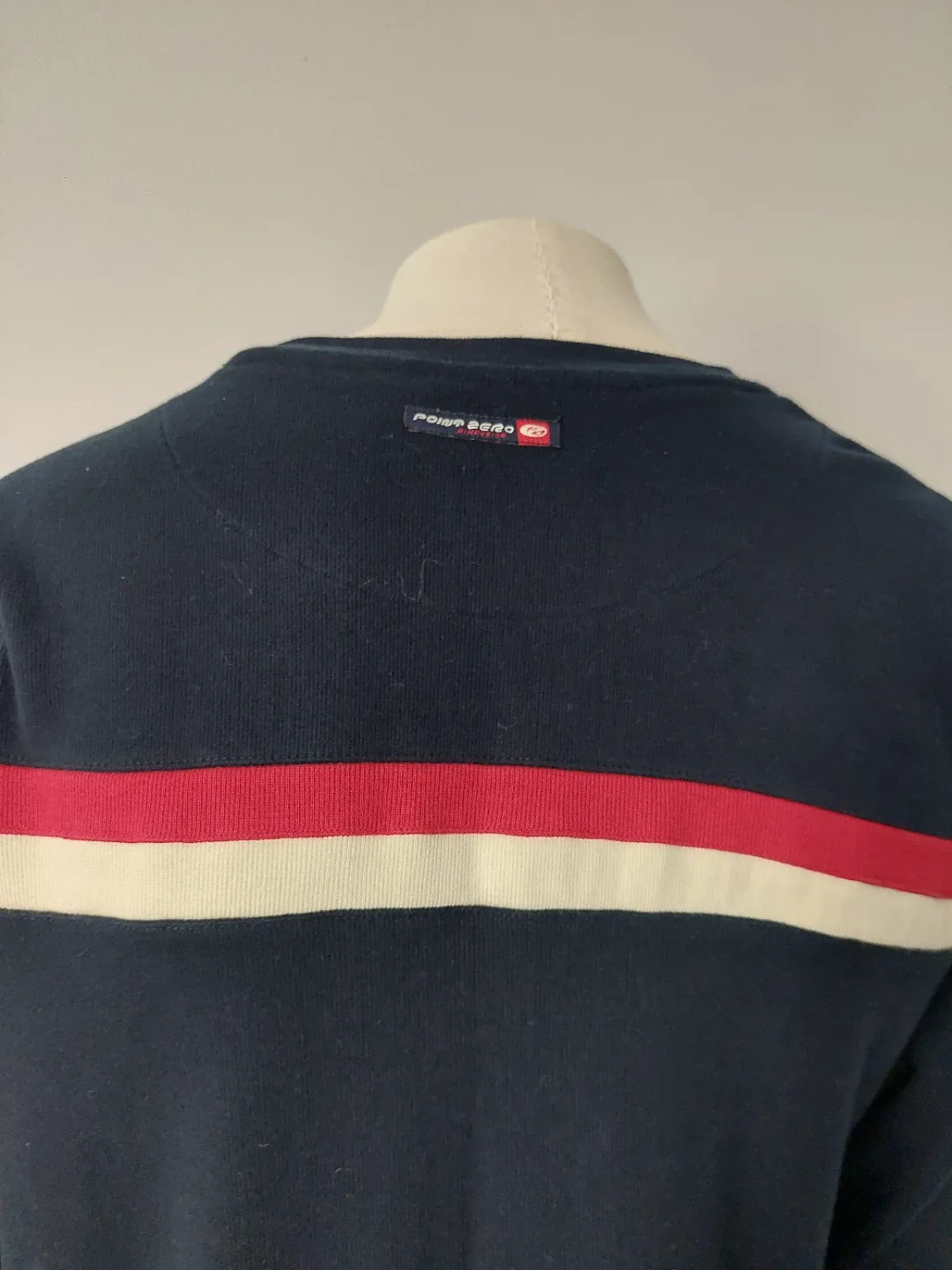 Men Point Zero Navy Long Sleeve Shirt Large image indicator(4)