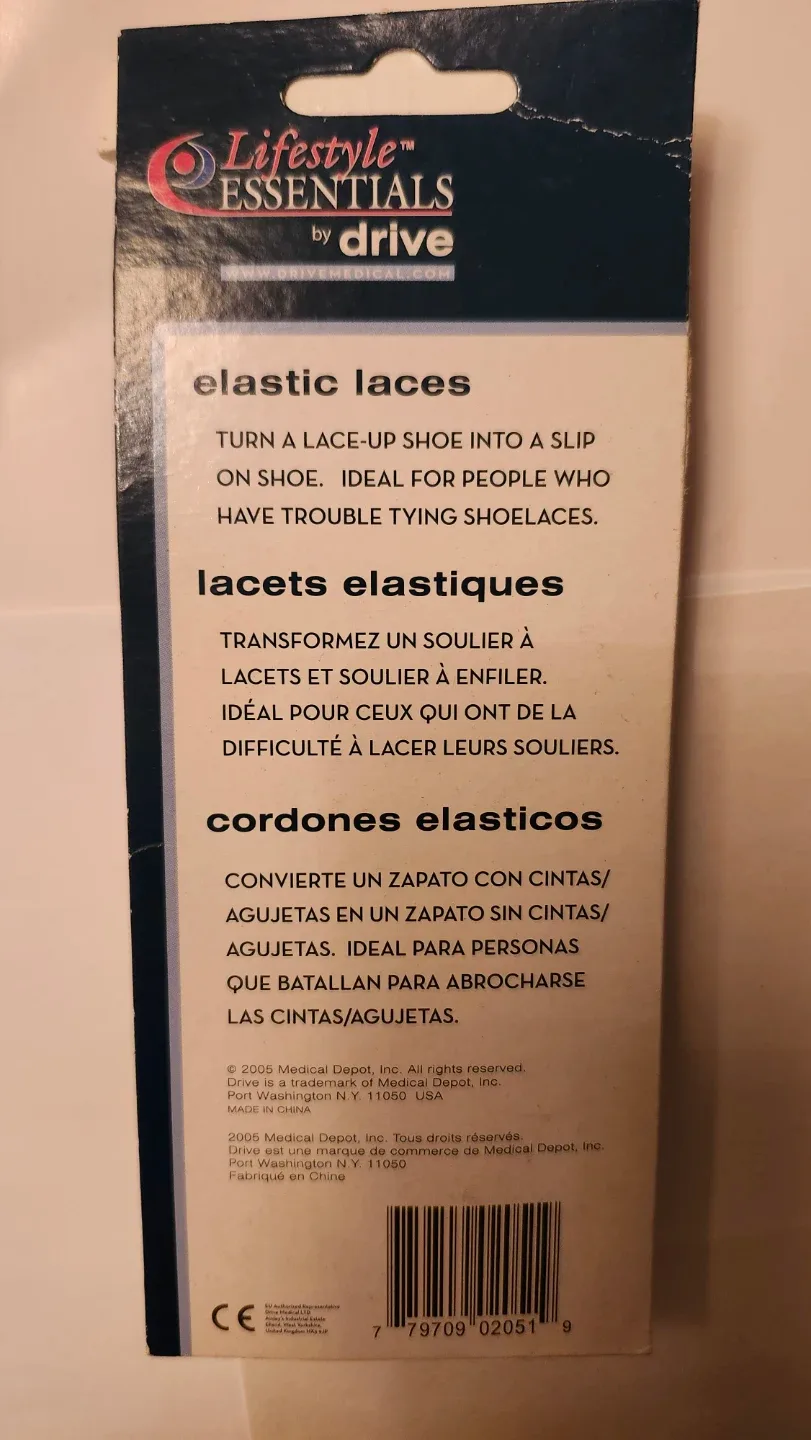 Lifestyle Essentials by Drive Elastic Shoe Laces - Brown image indicator(2)