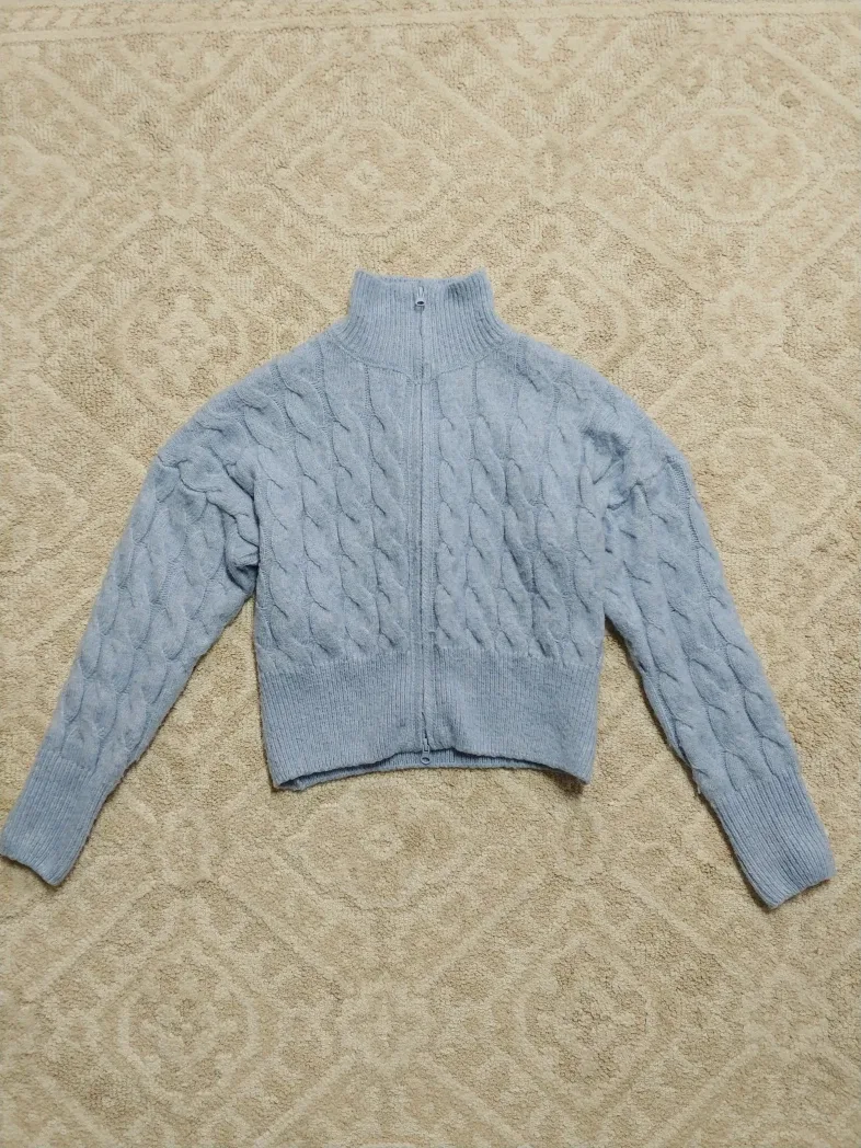 Blue Cardigan - Size M