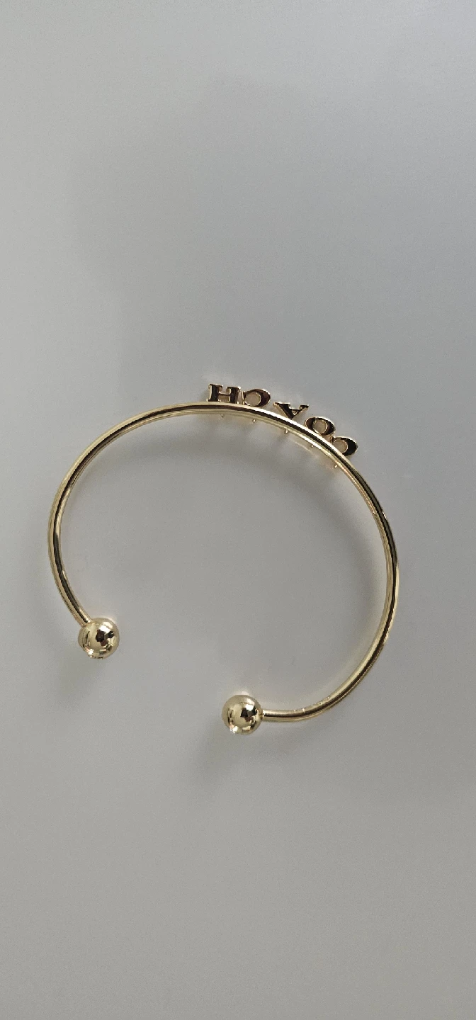Coach Gold Bangle Bracelet