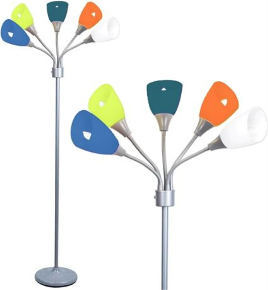 Light Accents Torchiere Floor Lamp - Multi-Colour