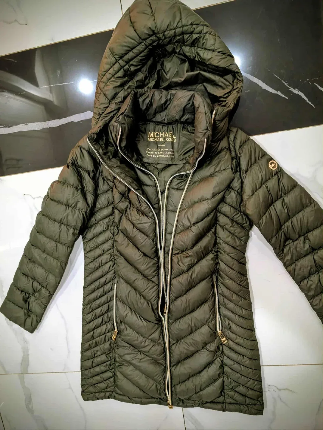 Michael Michael Kors Packable Down Puffer Jacket XS