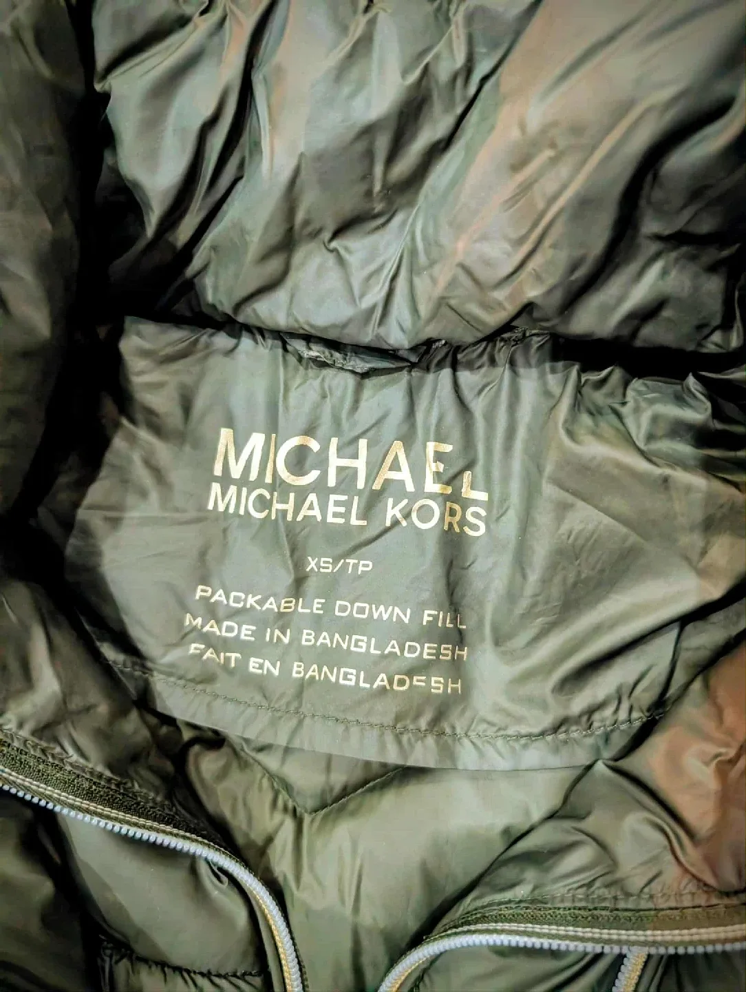 Michael Michael Kors Packable Down Puffer Jacket XS image indicator(2)