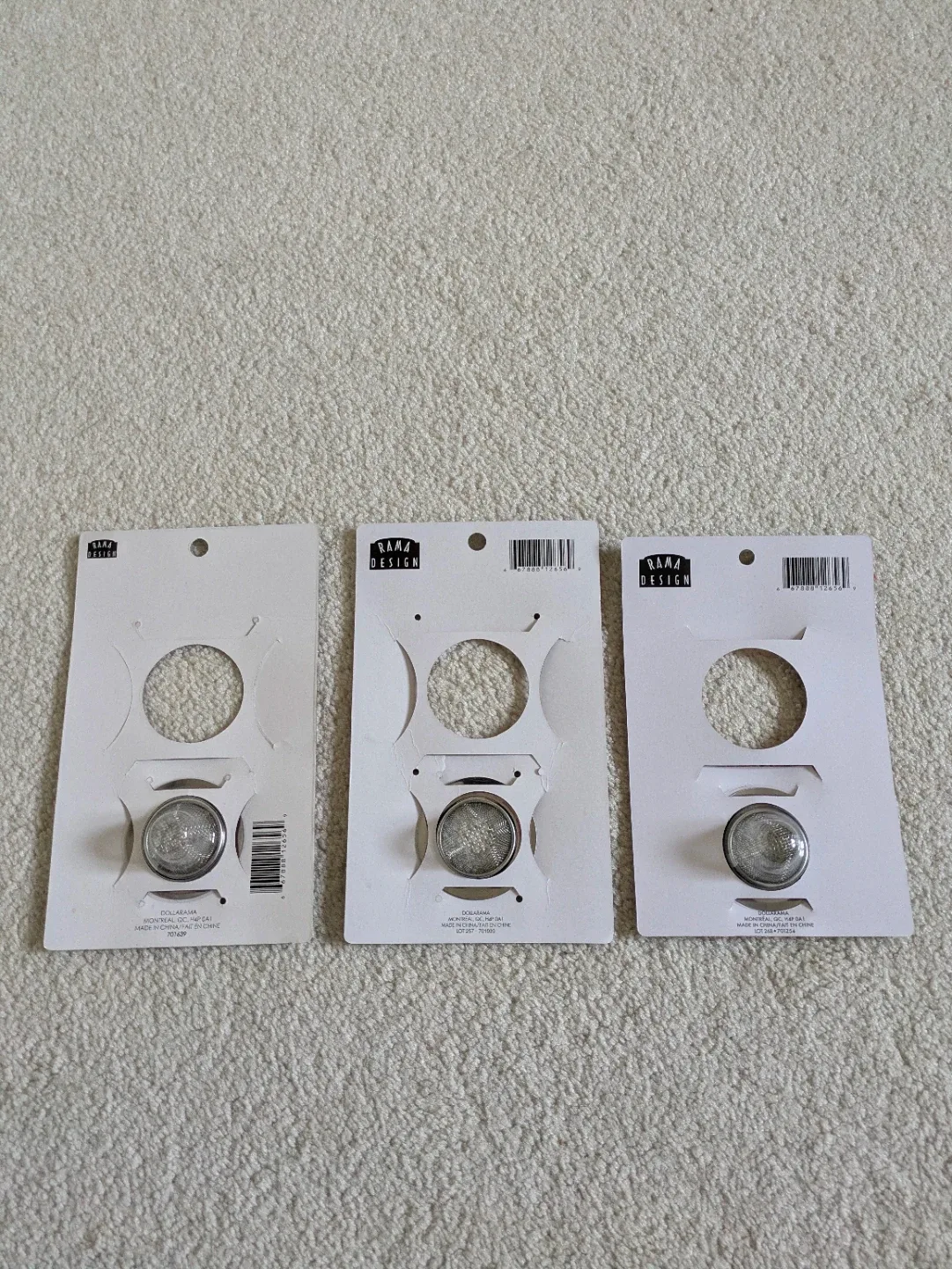 New 3-Pack SARA DESIGN Sink Strainers image indicator(2)