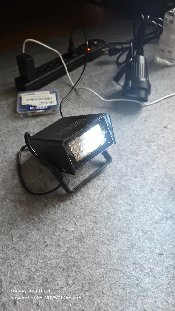 ENUOLI Mini LED Strobe Light - White Color image indicator(4)