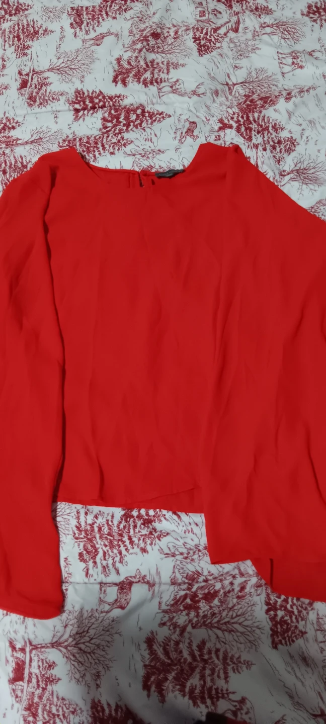 Vince Camuto Red Blouse Size 4 - photo 2