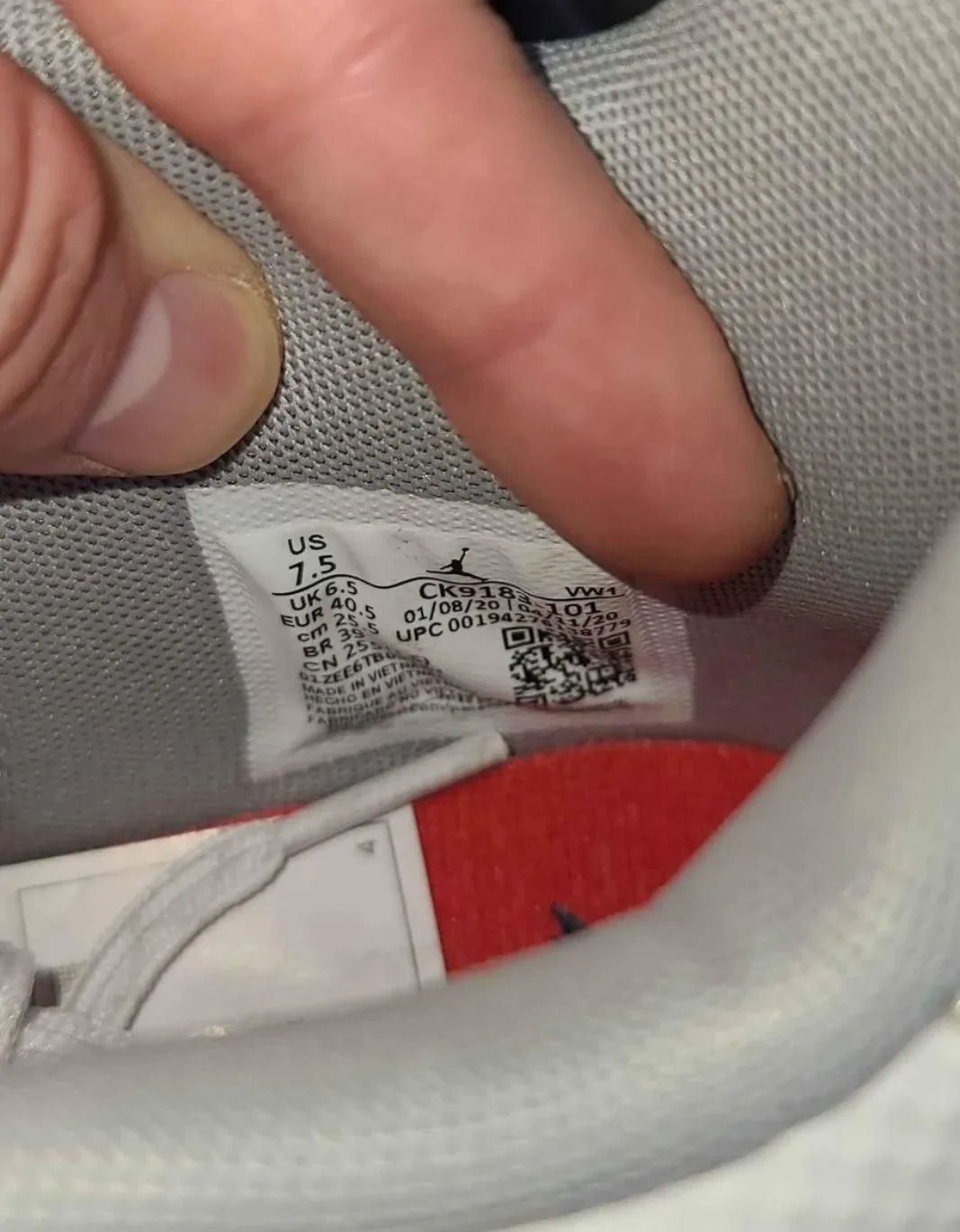 Jordan Zoom Separate White/Navy image indicator(6)